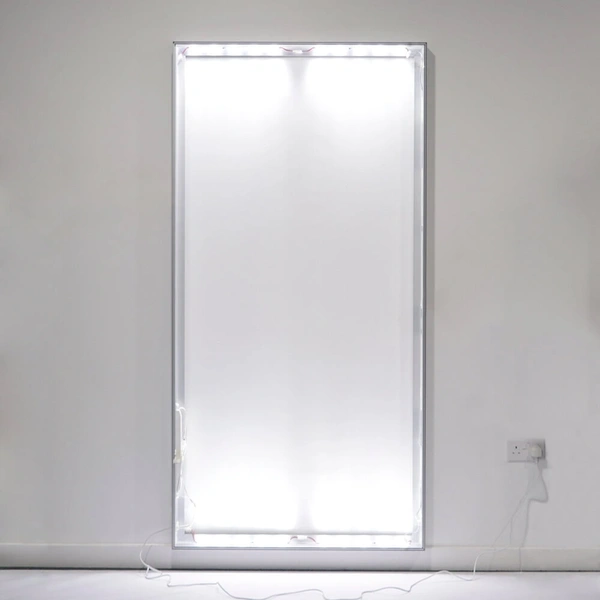 Standard SEG Wall Mounted Lightbox - Wall Lights On In Light Room