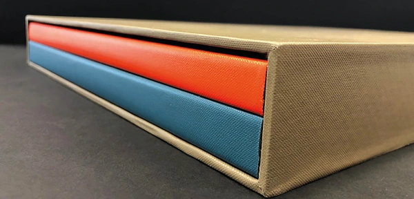 Case Bound Book Slip Case Custom Bound Hard Cover Fabric Update 4